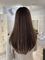 透明感ブラウンの美髪ロング