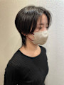 伸ばしかけの方にお勧め/前髪なし/ウルフスタイル