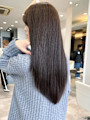 美髪ストレート×縮毛矯正♪前髪カット30代40代髪質改善