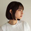 切りっぱなし／ミニボブ／ショートボブ