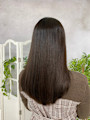 酸性ストレートパーマ+悟式髪質改善トリートメント