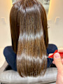 ハイライトを入れた後は◎髪質改善ヘアカラー