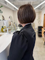 【kiji】切りっぱなしミニボブ。＃久屋#丸の内＃伏見#栄