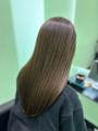 艶髪ブラウン×髪質改善酸熱ストレート
