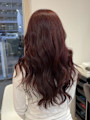上品で大人っぽく！ブリーチなしでボルドー◎