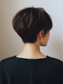 ショートヘア 大人ショート 白髪染め 40代 30代 艶髪