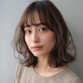 【透明感】ブラウンミディ