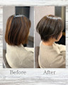 ボブ→ショートヘア