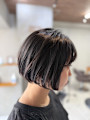 ショート/ボブ/ショートボブ/切りっぱなし/前下がりボブ