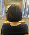 ツヤボブ✕まとまる✕大人ヘア