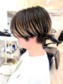【morio成増 セリザワ】ハンサムショート 毛先ハイライト