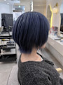 ネイビーカラーウルフカット♪あゆむ