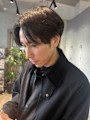 メンズ/センターパート/メンズカット