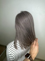 白髪ぼかし　グレー　グレージュ　ブリーチ　ケアブリーチ