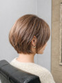 40代50代人気 大人かわいいレイヤーショートボブ