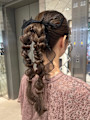 結婚式ヘアセット♪yu