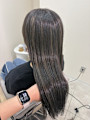 酸性ストレート / グレージュ / 髪質改善