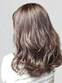 透明感カラー ブリーチダブルカラー ミルクティーベージュ