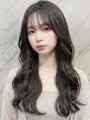 シースルーバング/韓国風ウェーブ