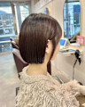 ボブ×ミニボブ×切りっぱなしボブ×レイヤー×横浜×石川町