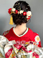 和装ヘアスタイル 成人式 卒業式 着物ヘア アップスタイル