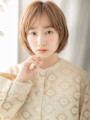 透明感ブリーチなし小顔シャギーカットレイヤーボブ20代30代