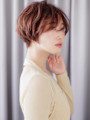 ブリーチなし大人美人抜け感クールショートマッシュ20代30代