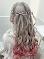 【ヘアメ】後ろ姿盛れ！リボンハーフツイン♪_ユウ