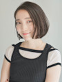 ショート・ボブ/丸顔/前髪あり/絶壁解消/20代/30代