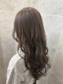 ショコラブラウンのゆるウェーブロング