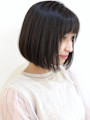 【morio成増/児玉】丸みボブ　黒髪