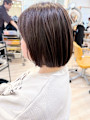【morio成増/児玉】丸みボブ　スモーキーブラウン