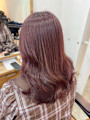 ブリーチなしダブルカラー/暖色カラー