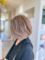自然な白髪ぼかしカラー