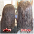 40代乾燥髪改善カラー