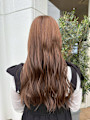 艶髪/ライトブラウン/レイヤーカット/髪質改善