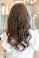 ♪黒髪クラゲヘアーオリーブグレー小顔ココアベージュ薄め前髪