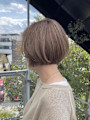 首元すっきり丸みボブ