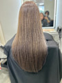 Rino港店  髪質改善縮毛矯正白髪染め×スタイル