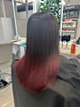 Rino港店  髪質改善縮毛矯正白髪染め×スタイル