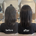 縮毛矯正/ケアストレート/艶髪