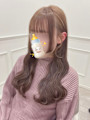 ぱっつん前髪×姫カット×S字後れ毛＊まゆ