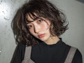 【外国人風】くせ毛風ニュアンスウェーブ×暗髪グレージュ