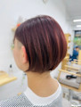 レディース刈り上げショットボブ