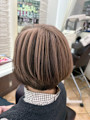 乾かすだけでまとまる美シルエットショートボブ✖︎ハイライト