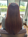 シルキーブラウン/モカブラウン/上品ヘア/髪質改善ストレート