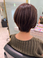     大人美シルエットショートボブ