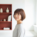 軽やかショートボブ　上福岡