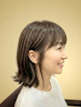 キラつく白髪も味方に☆顔色を明るくする立体感と透明感カラー♪