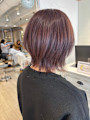 くびれボブルフ夏スタイルイルミナピンクブラウン